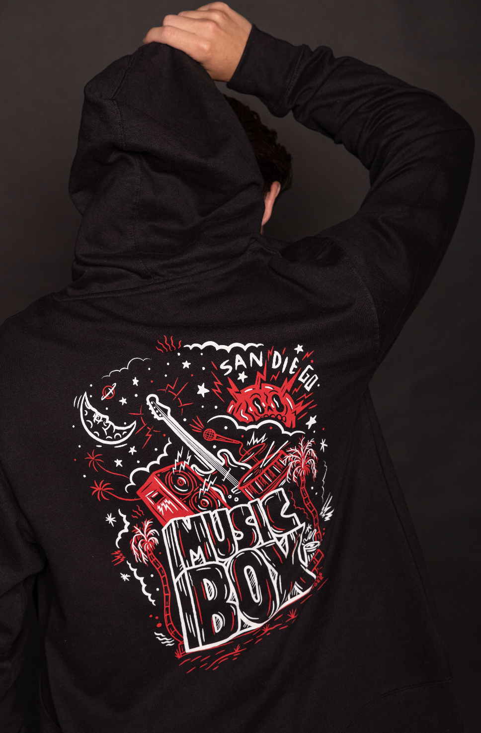 2023 School House Box Zip-Up Hoodies Designed by Nicholas Danger