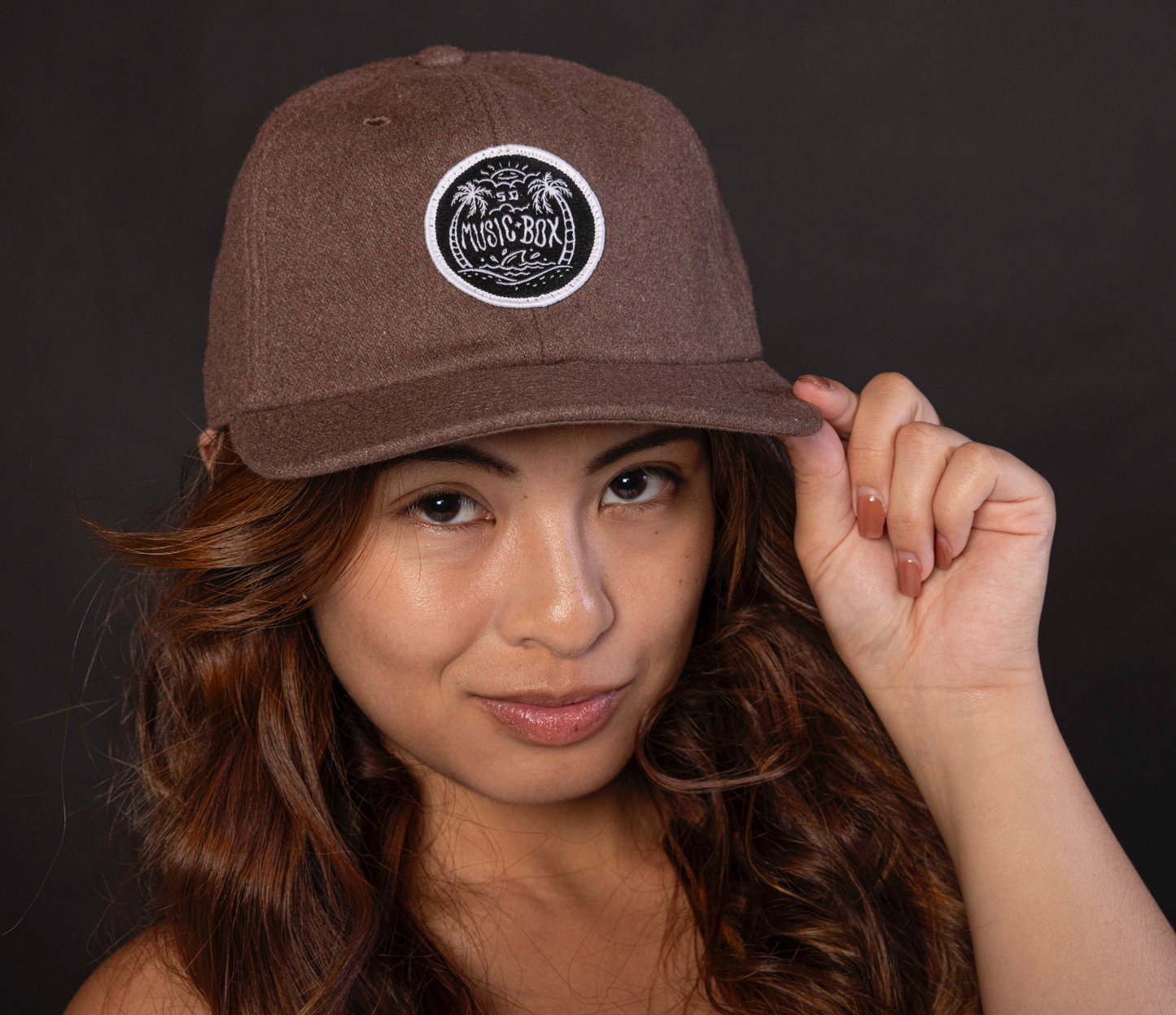 Music Box Bates Hat - Walnut