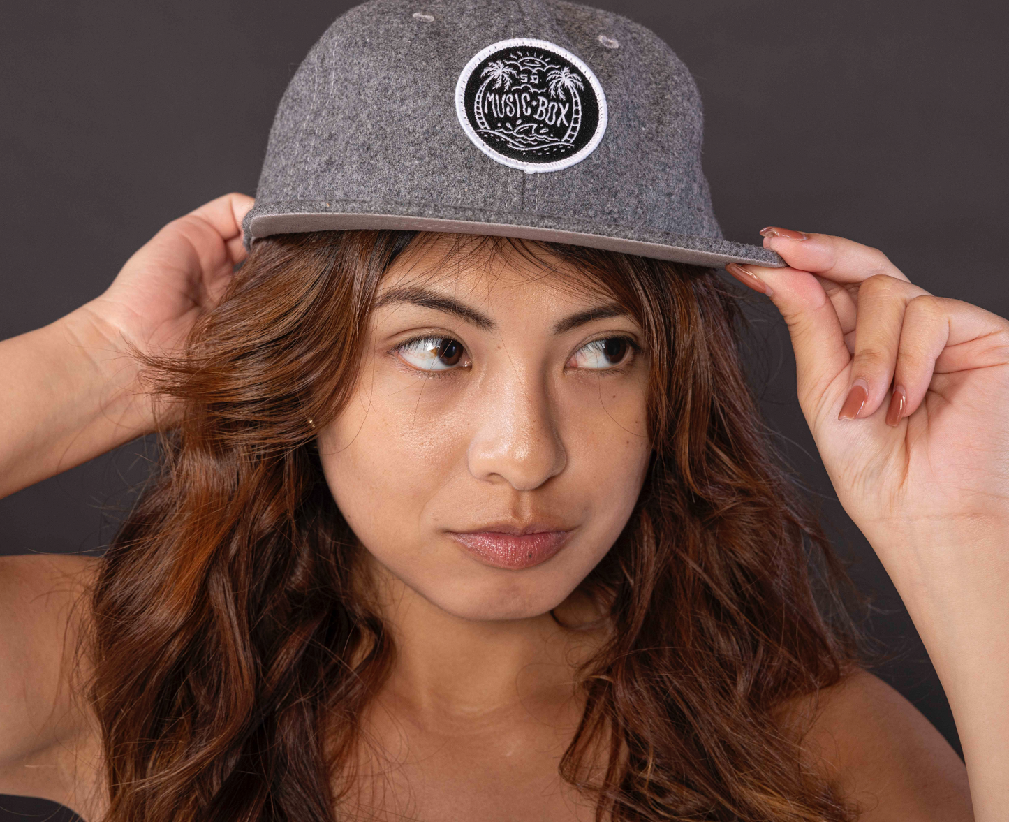 Music Box Bates Hat - Gray