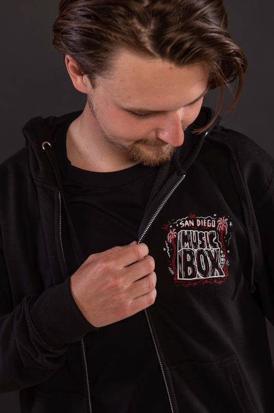 2023 School House Box Zip-Up Hoodies Designed by Nicholas Danger