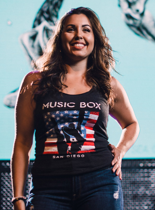 USA Flag Women's Tank